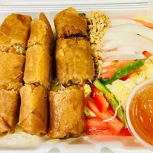 Imperial Roll on Vermicelli & Salad