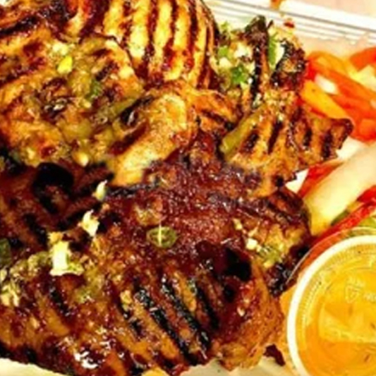 Grilled Beef and Chicken