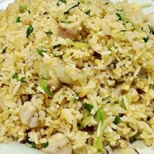 Fried Rice with Chicken and Salted Fish