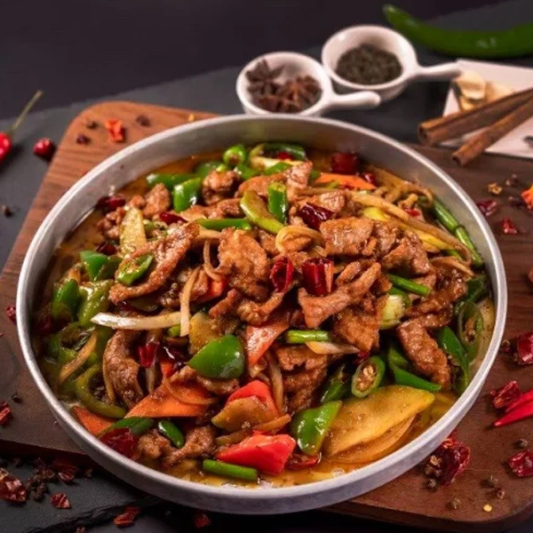 Beef with Sichuan Green Peppercorns