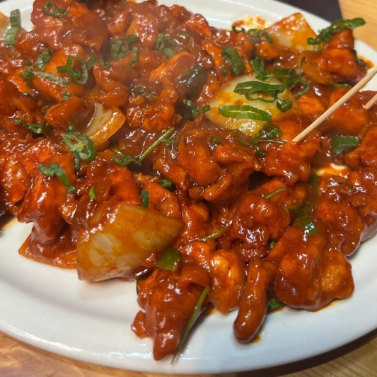 Hyderabad Street-Style Chicken