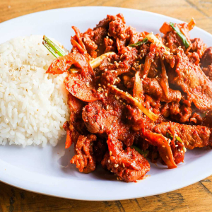 Spicy Pork Platter Special