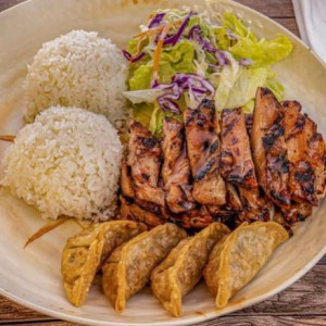 Chicken and Gyoza Combo