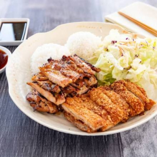 Chicken and Chicken Katsu Combo