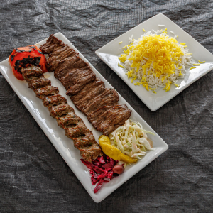 Sultani Kebab (Ground Beef & Beef Tenderloin)