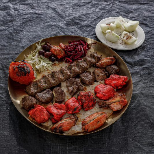 Jumbo Kebab Platter (for 2 People)