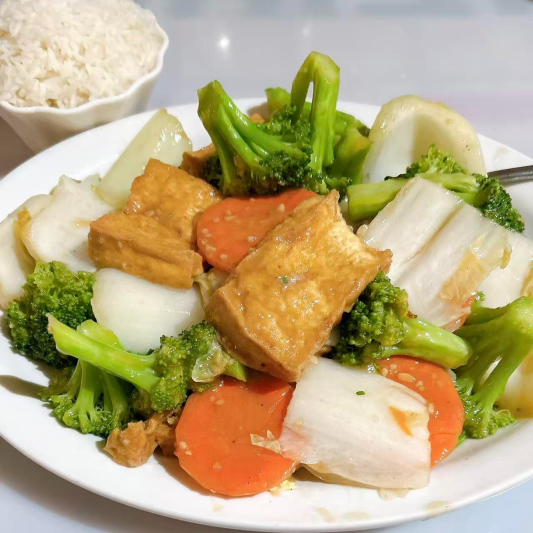 37. Stir-Fried Tofu with Vegetables