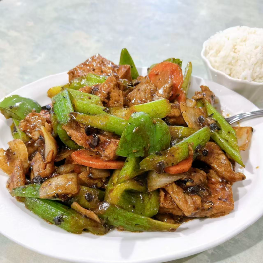 27. Chicken with Black Bean Sauce