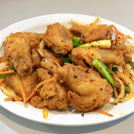 8. Deep-Fried Chicken Wings