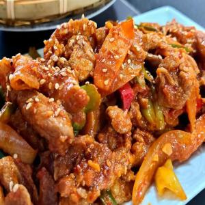 Pork Belly Yakisoba 삼겹살 소바