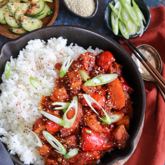 Spicy Pork Bowl 제육덮밥