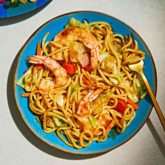 Shrimp Yakisoba 새우 소바