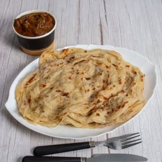 Porotta (2 pcs) and Beef Roast