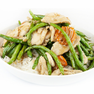 51. Stir-Fried Sate Chicken & Vegetables