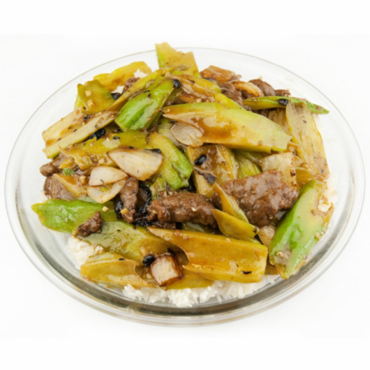 51. Stir-Fried Sate Beef & Vegetables