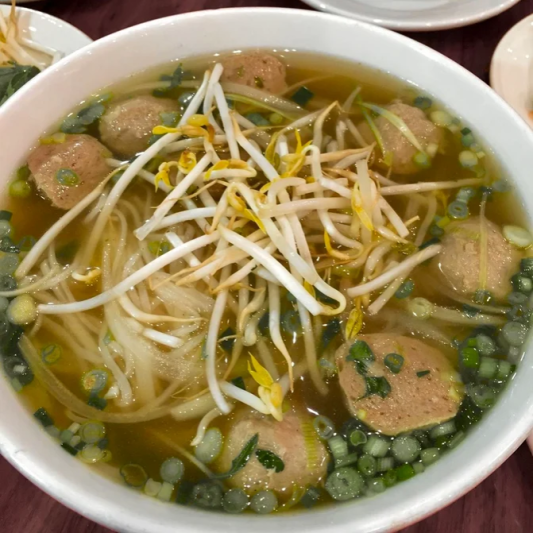 16. Beef Ball Noodle Soup