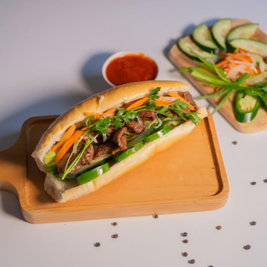 Grilled Pork Banh Mi / Banh Mi Thit Nuong