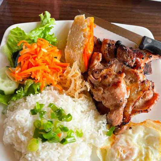 Grilled Marinated Pork & Rice / Com Thit Nuong