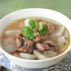 Satay Beef Soup with Noodles