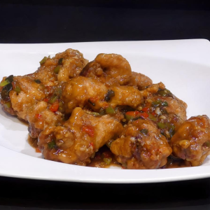 Chicken Wings with Chili Sauce / 干燒雞翅 칠리치킨