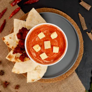Soft Naan, Paneer Butter and Chicken 65