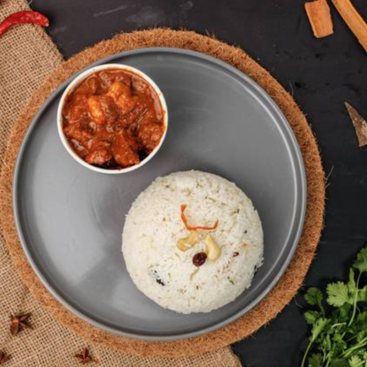 Ghee Rice & Chicken Roast
