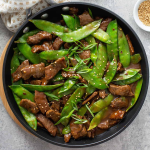 Snow Peas with Beef