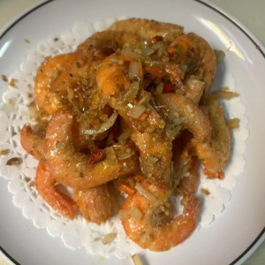 Pan-Fried Spicy Shrimp