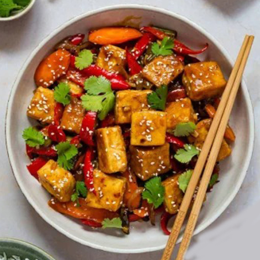 Braised Bean Curd with Vegetables