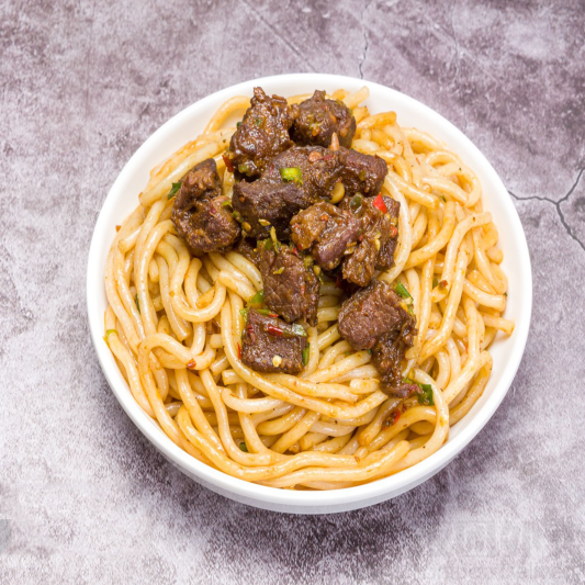 Beef with Rice Noodles