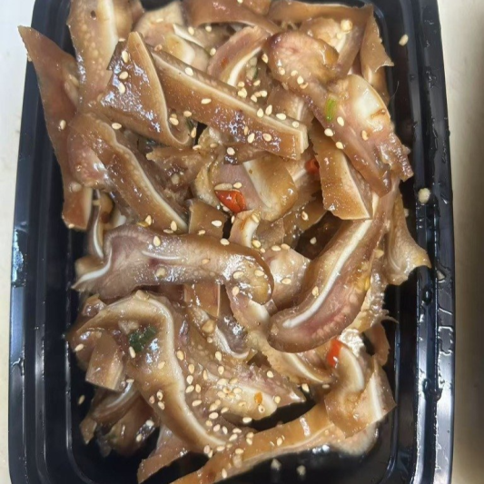 Shredded Pig's Ear with Hot Sauce