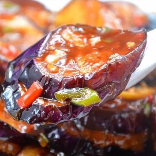 Stuffed Eggplant and Squash with Black Bean Sauce