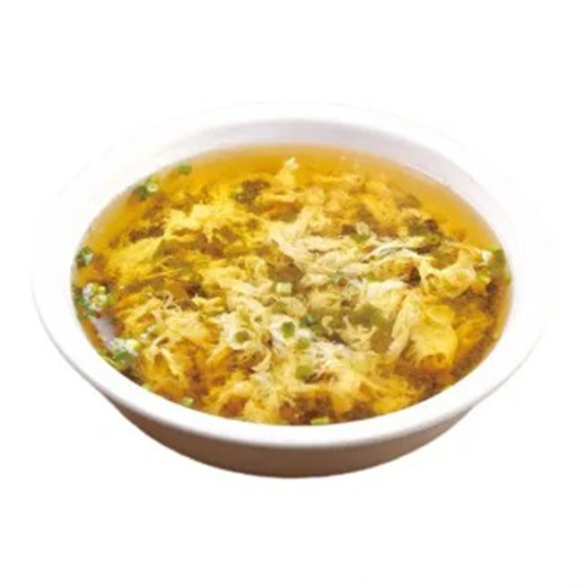 Sliced Meat with Egg Soup