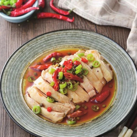 Sliced Chicken Szechuan-Style