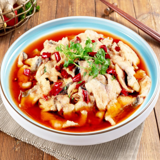 Sliced Fish with Bean Sprout Nappa