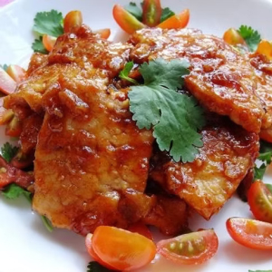 S12. Mandarin Pork Chop 京都肉排