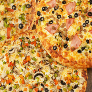 3 Large Pizzas