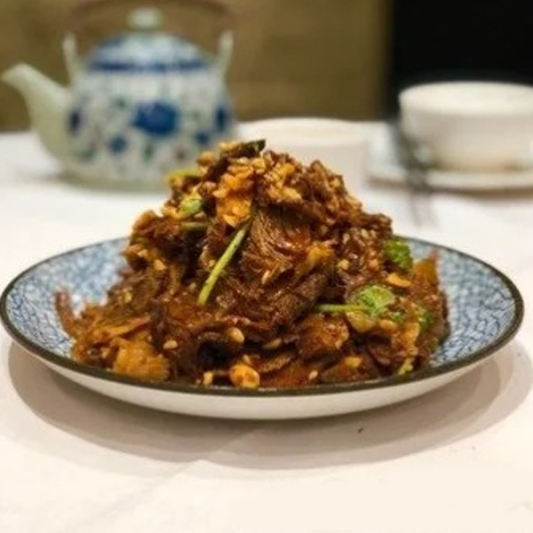 Shredded Beef Tripe & Beef Shank with Chili Sauce 夫妻肺片