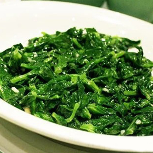 Stir-Fried Snow Pea Leaves with Garlic Sauce 蒜蓉豆苗