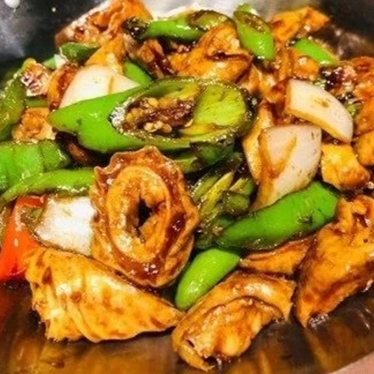 Pig's Intestines Boiled in Casserole 干锅肥肠