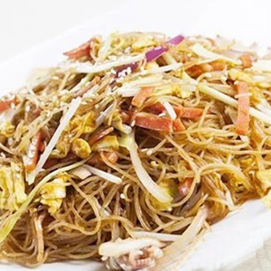 Fried Vermicelli with Shrimp & Shredded Pork in Home-Style 家乡炒米粉