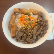 18. Satay Beef & Pork Spring Rolls Vermicelli