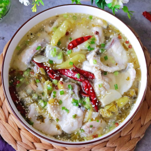 Sliced Fish with Pickled Mustard Greens