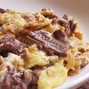 Egg with Beef