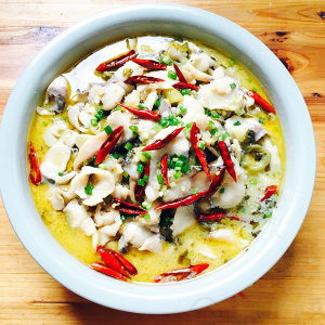 Whole Fish with Pickled Mustard Greens