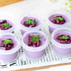Purple Sweet Potato Pudding