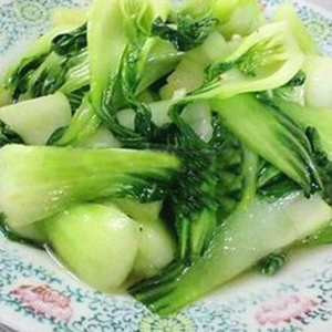 Seasonal Greens with Garlic Sauce