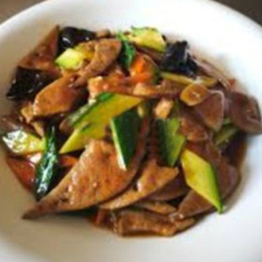 Stir-Fried Pork Liver with Cucumber
