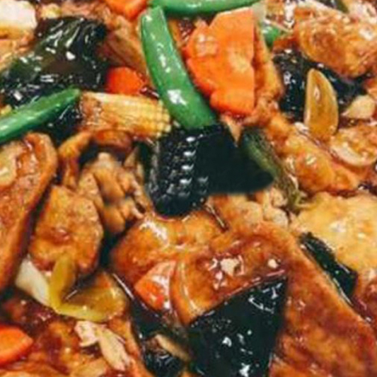 Fried Tofu with Mixed Vegetables