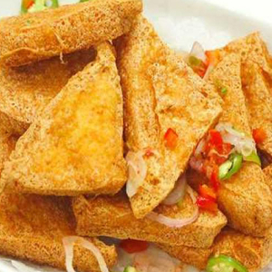 078. Deep-Fried Bean Curd with Salt & Pepper 椒 鹽 豆 腐